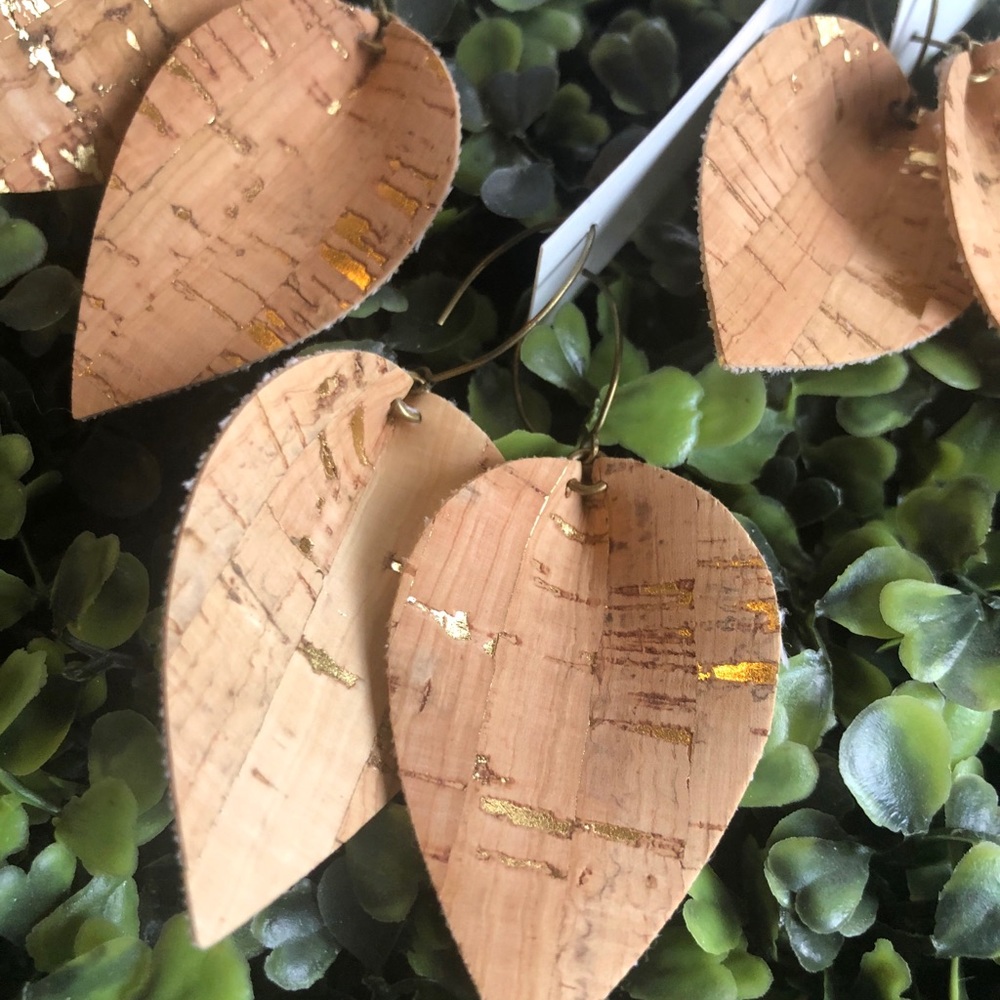 Cork earrings